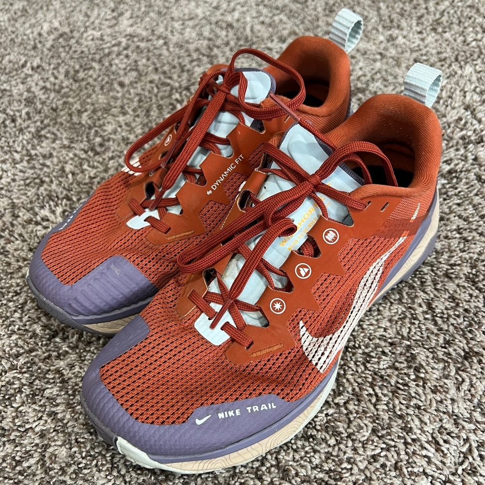 Nike Wildhorse 8 Womens Size 8.5 Burnt Sunrise Daybreak Blue Trail Running Shoes